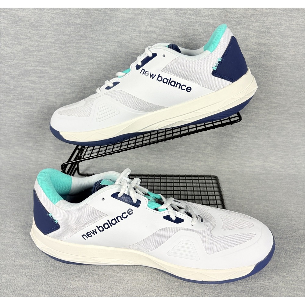 New Balance FuelCell 796v4 Pickleball Mens 11.5 D White Blue Court Tennis - Picture 2 of 11
